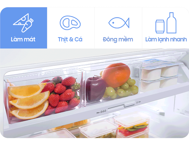 RT35CB56448C có ngăn đông mềm linh hoạt Optimal Fresh 