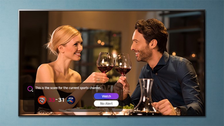 Thông báo thể thao - Smart Tivi LG NanoCell 4K 43 inch 43NANO77TPA