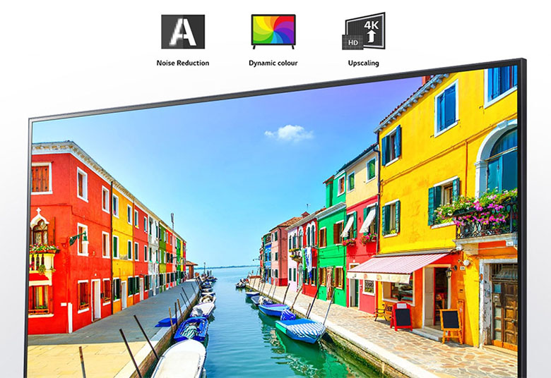 Bộ xử lý lõi tứ 4K - Smart Tivi LG NanoCell 4K 43 inch 43NANO77TPA