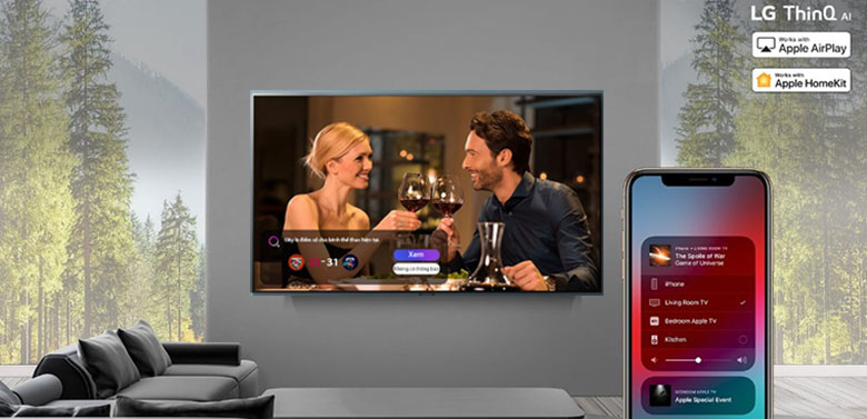 Air Play2 - Smart Tivi LG NanoCell 4K 43 inch 43NANO77TPA