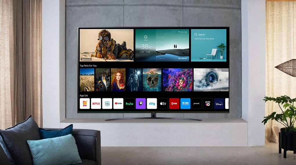 WebOS 6.0 - Smart Tivi NanoCell LG 4K 55 inch 55NANO76SQA WebOS 6.0 - Smart Tivi NanoCell LG 4K 55 inch 55NANO76SQA
