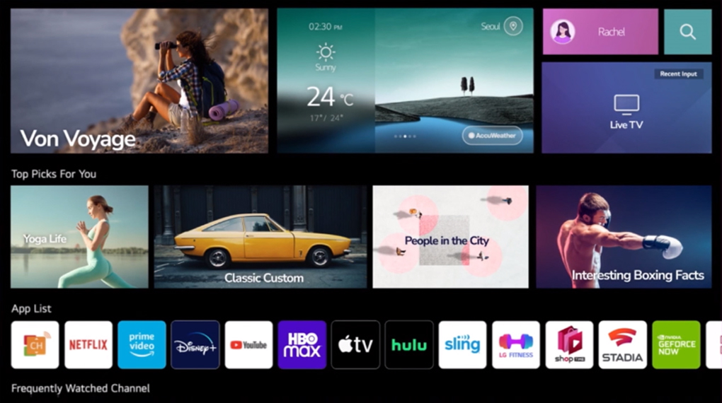 Smart Tivi QNED LG 4K 65 inch 65QNED80SQA - Hệ điều hành